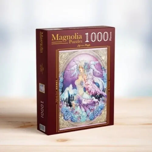 Box, turned right: Crystal Unicorn - 1000 Piece Jigsaw Puzzle (Magnolia)
