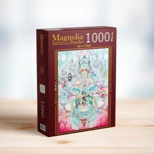 Box, turned right: White Rabbit - 1000 Piece Jigsaw Puzzle (Magnolia)