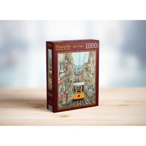 Box, turned right: Lisbon - 1000 Piece Jigsaw Puzzle (Magnolia)