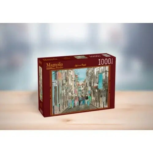 Box, straight on: Walk in Lisbon - 1000 Piece Jigsaw Puzzle (Magnolia)