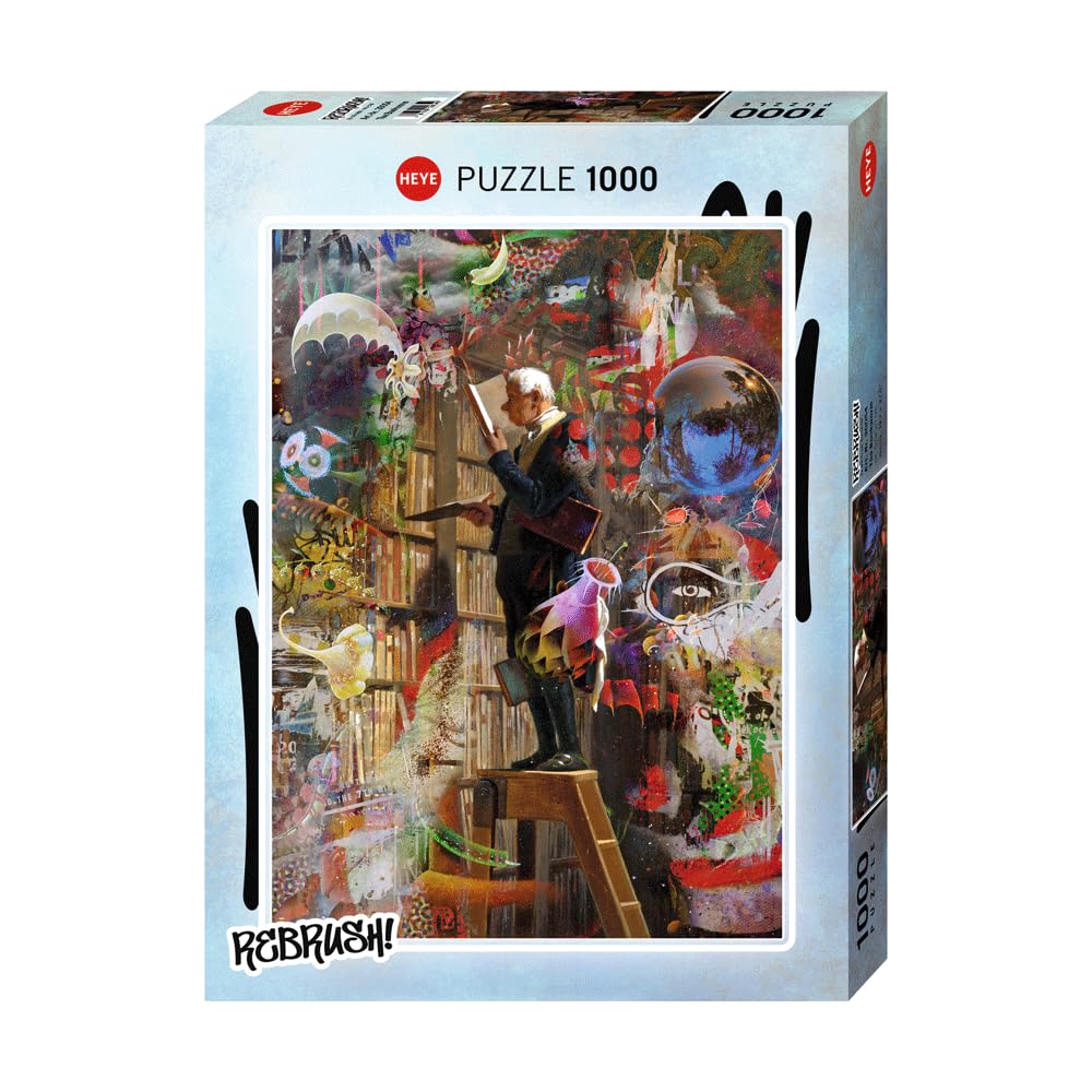 Box, turned left: The Bookworm by Günter Konrad - 1000 Piece Jigsaw Puzzle (Heye)