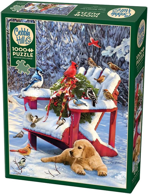 Warm Winter's Day - 1000 Piece Jigsaw Puzzle (Cobble Hill) - Completed Puzzle
