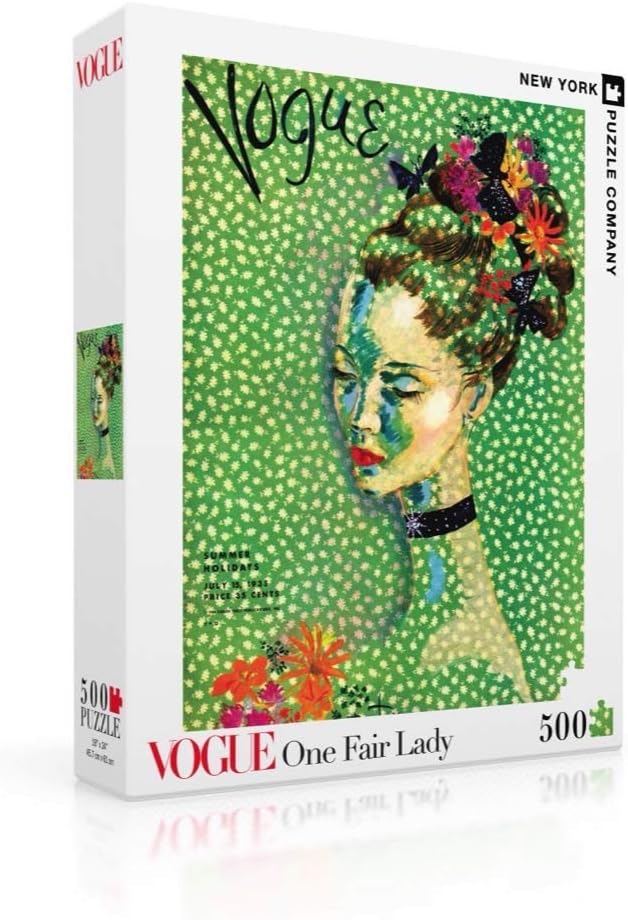 Vogue One Fair Lady - 500 Piece Jigsaw Puzzle (New York Puzzle Company) - Completed Puzzle