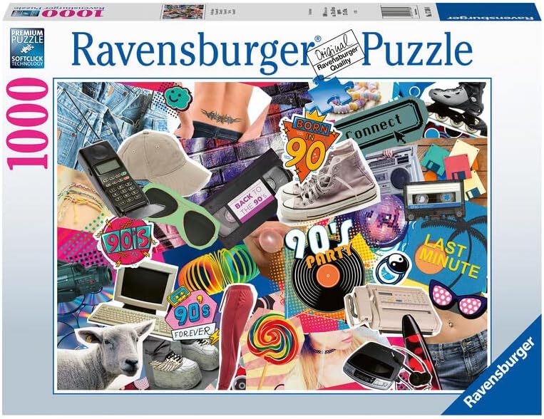 The 90s – 1000 Piece Jigsaw Puzzle (Ravensburger)
