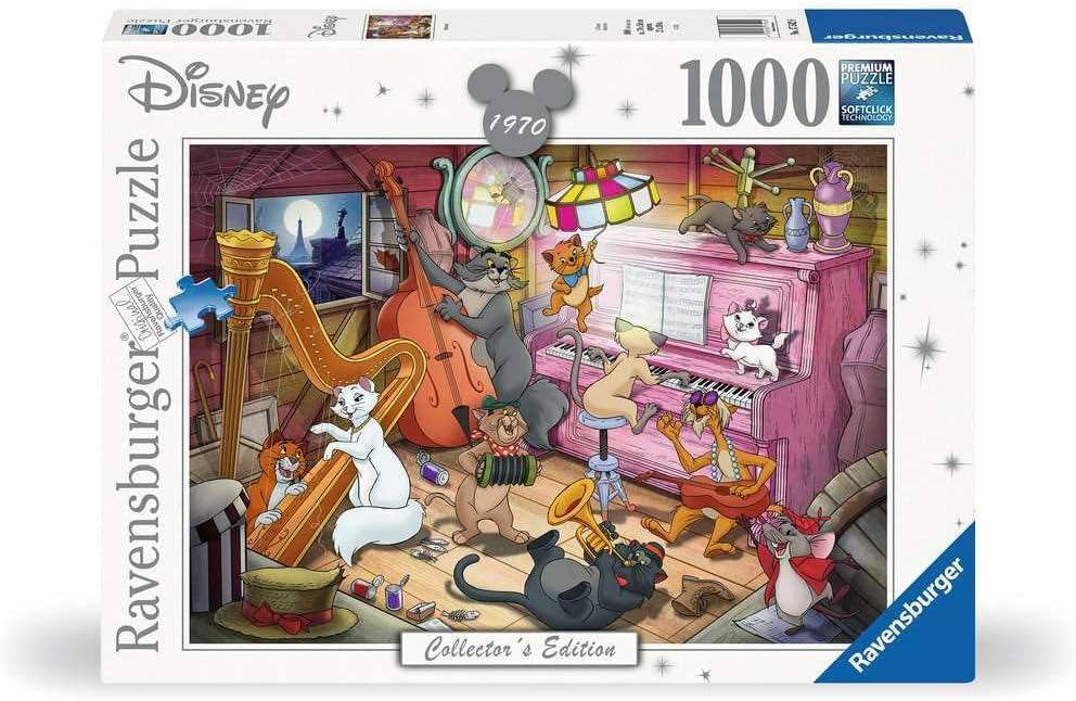 Disney Collector's Edition Aristocats – 1000 Piece Jigsaw Puzzle (Ravensburger)