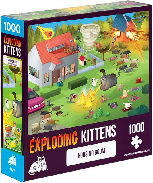 Exploding Kittens - Housing Boom - 1000 Piece Jigsaw Puzzle