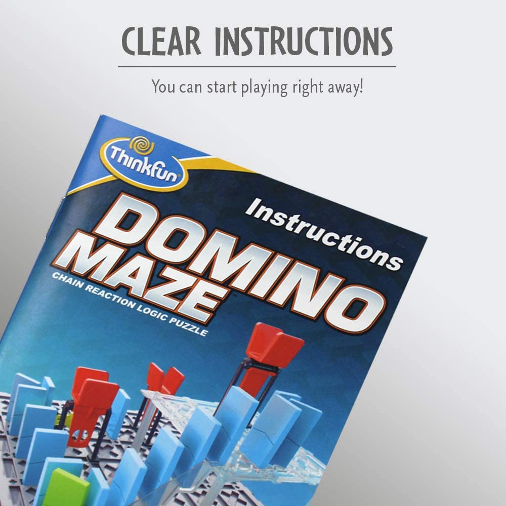 Domino Maze: Chain Reaction Logic Puzzle – 44001012 Piece Jigsaw Puzzle (Thinkfun)