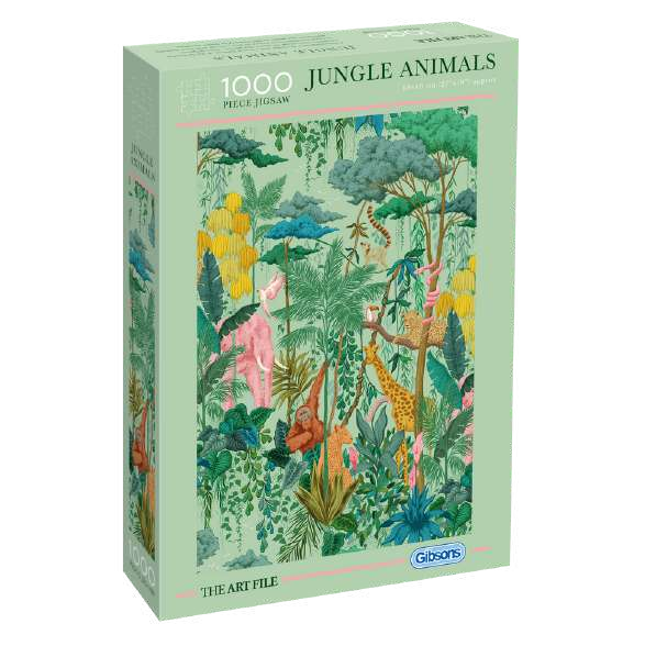 Gibsons - Jungle Animals - 1000 Piece Jigsaw Puzzle