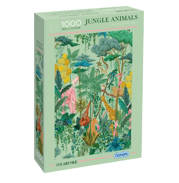 Jungle Animals – 1000 Piece Jigsaw Puzzle (Gibsons)