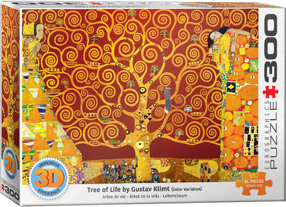 Eurographics - Tree of Life 3D Lenticul - 300 Piece Jigsaw Puzzle