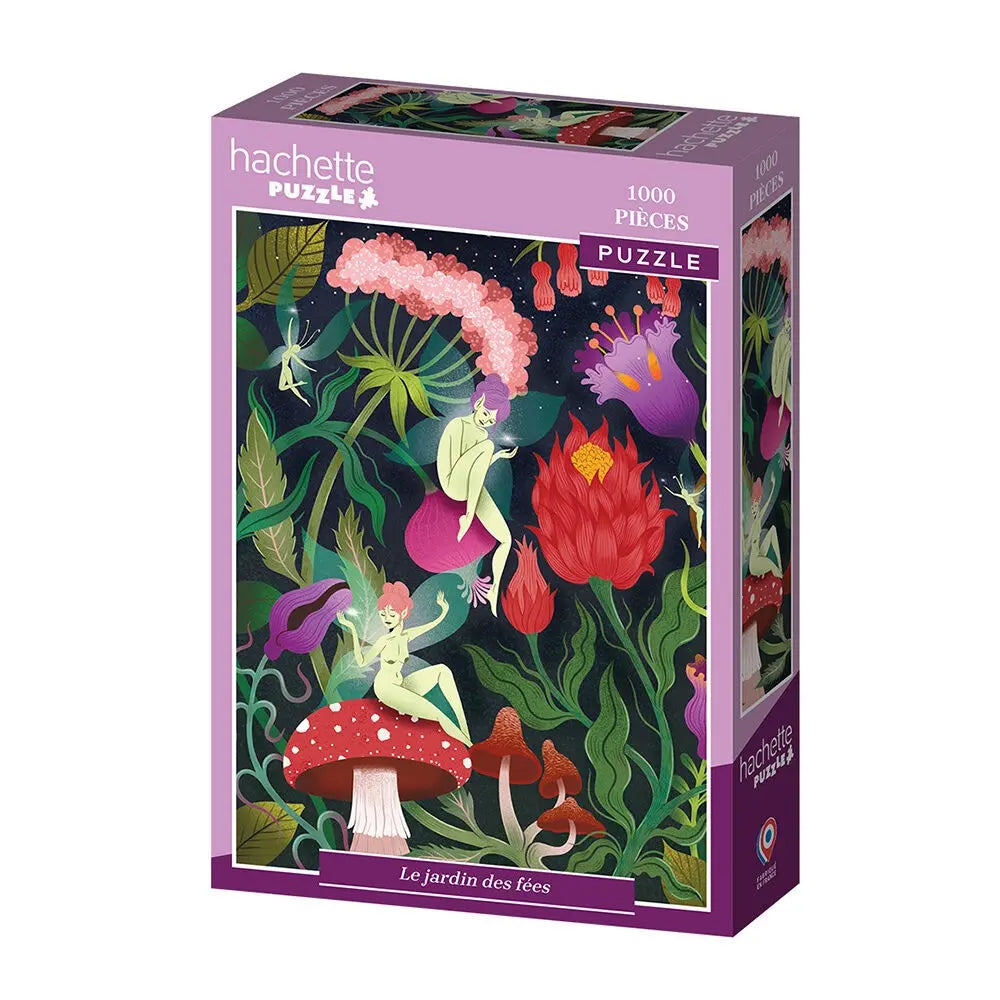 Box, turned left: The Fairy Garden - 1000 Piece Jigsaw Puzzle (Hachette)