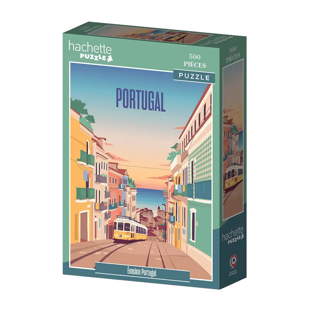 Box, turned left: Escape Portugal - 500 Piece Jigsaw Puzzle (Hachette)