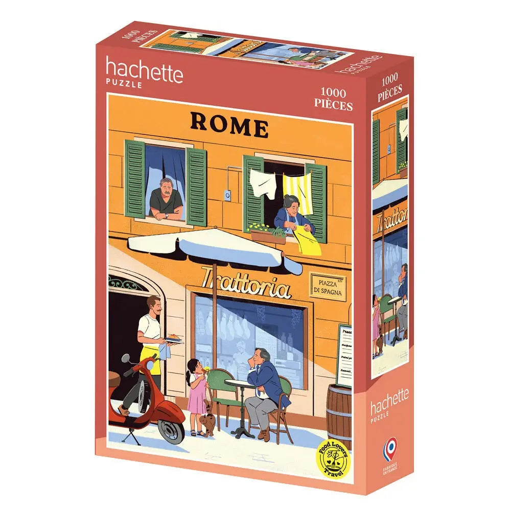 Box, turned left: Rome - 1000 Piece Jigsaw Puzzle (Hachette)