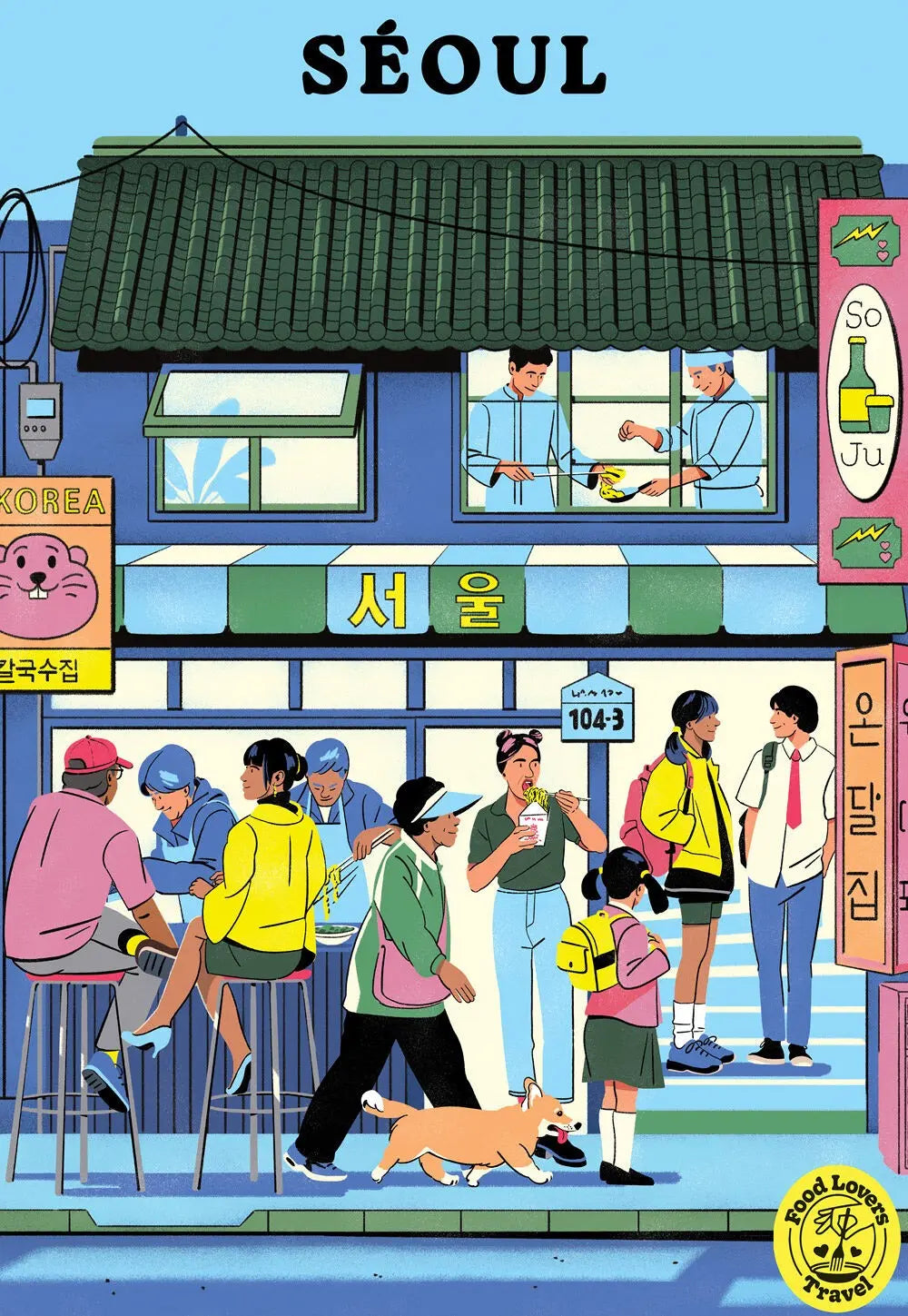 Artwork: Seoul - 1000 Piece Jigsaw Puzzle (Hachette)