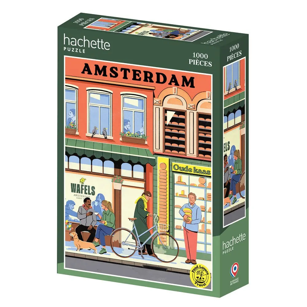 Box, turned left: Amsterdam - 1000 Piece Jigsaw Puzzle (Hachette)