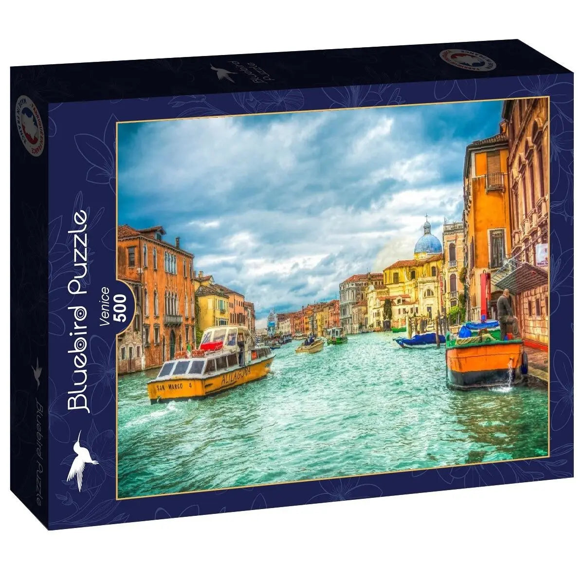 Box, turned right: Canal of Venice - 500 Piece Jigsaw Puzzle (Bluebird)