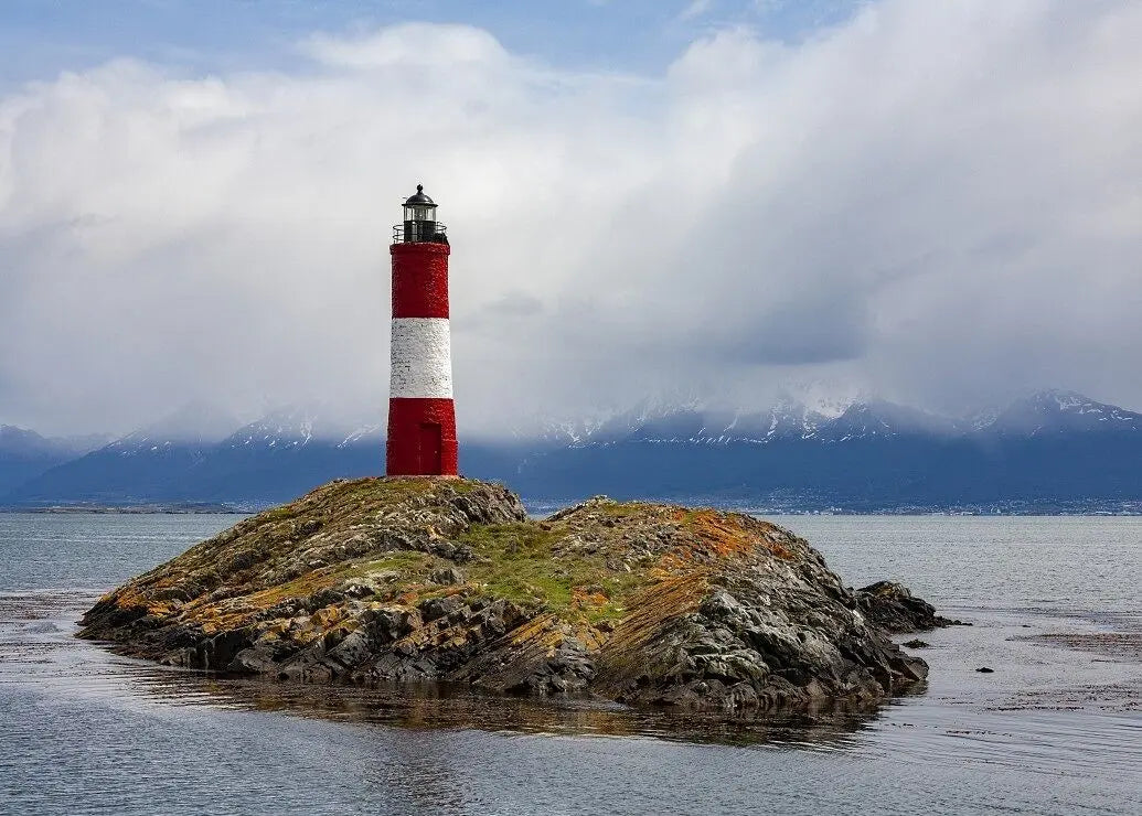 The Scouts Lighthouse, Argentina - 500 Piece Jigsaw Puzzle (Bluebird) - Completed Puzzle