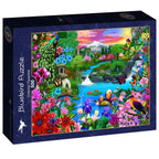 Box, turned right: Oriental Paradise - 500 Piece Jigsaw Puzzle (Bluebird)