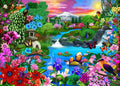 Artwork: Oriental Paradise - 500 Piece Jigsaw Puzzle (Bluebird)