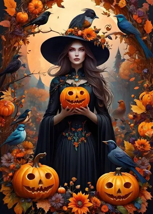 Halloween Witch - 500 Piece Jigsaw Puzzle (Bluebird)