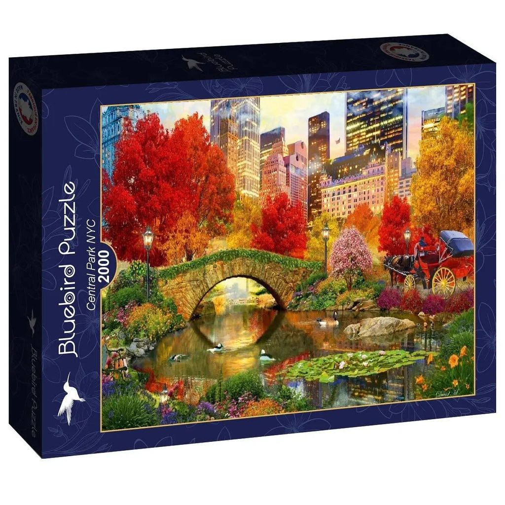 Box, turned right: Central Park NYC - 2000 Piece Jigsaw Puzzle (Bluebird)