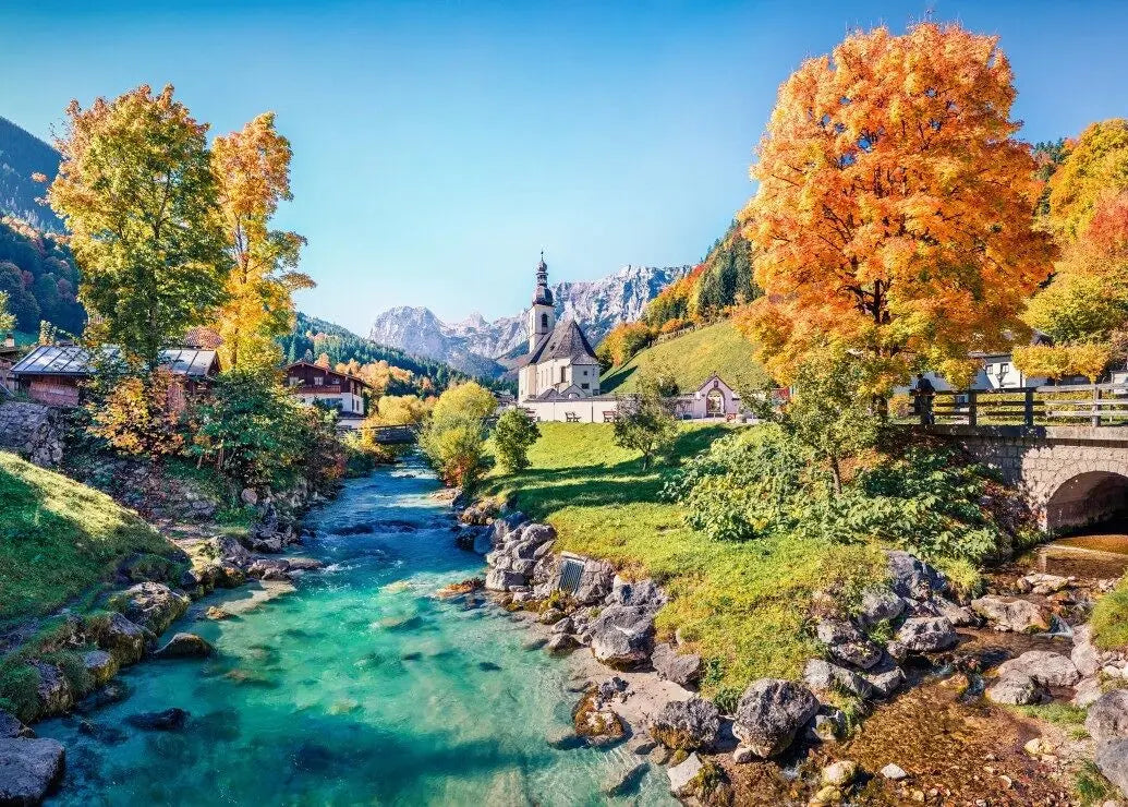 Artwork: Ramsau in Autumn - 500 Piece Jigsaw Puzzle (Bluebird)