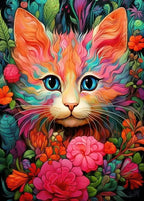 Kitty & Bloom - 300 Piece Jigsaw Puzzle (Bluebird) - Completed Puzzle