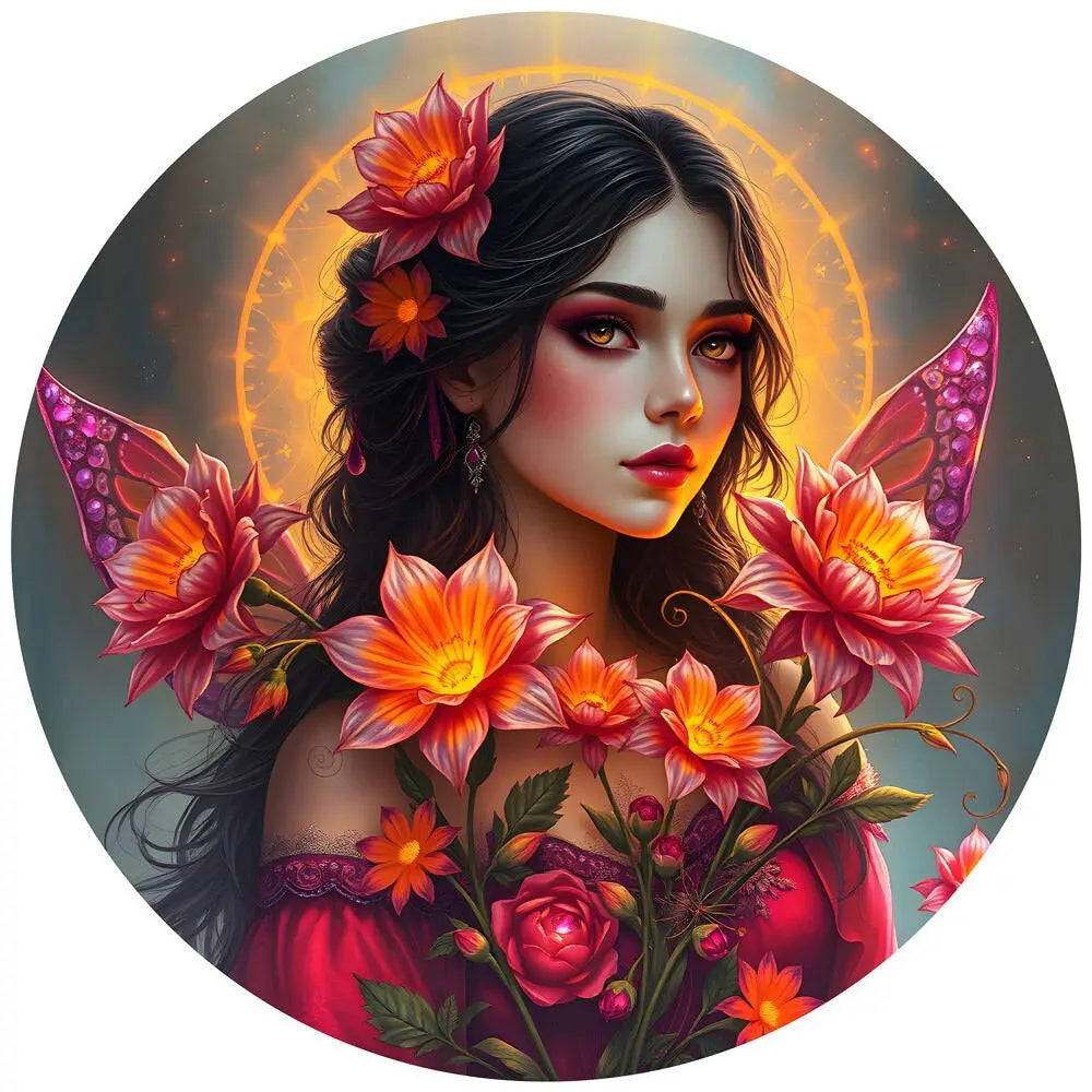 Mysterious Beauty - 501 Piece Jigsaw Puzzle (Bluebird) - Completed Puzzle