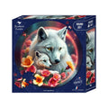 Box, turned left: The White Wolves - 501 Piece Jigsaw Puzzle (Bluebird)