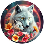 The White Wolves - 501 Piece Jigsaw Puzzle (Bluebird) - Completed Puzzle