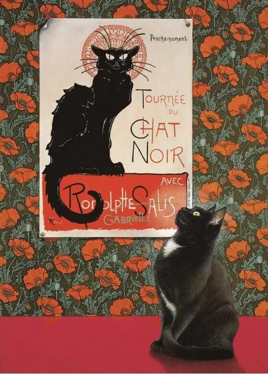 Gabrielle and the New Poster - 500 Piece Jigsaw Puzzle (Grafika) - Completed Puzzle