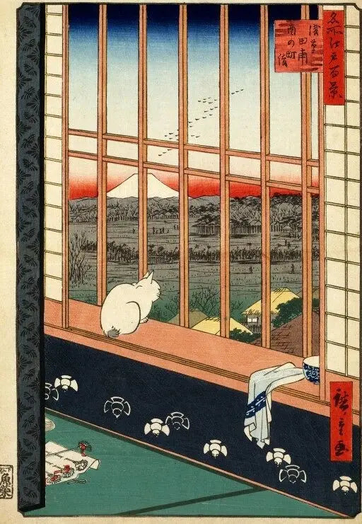 Artwork: Utagawa Hiroshige - Asakusa Rice Terraces and Torinomachi Festival, 1857 - 1000 Piece Jigsaw Puzzle (Grafika)