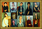 Modigliani's Painting - 2000 Piece Jigsaw Puzzle (Grafika) - Completed Puzzle