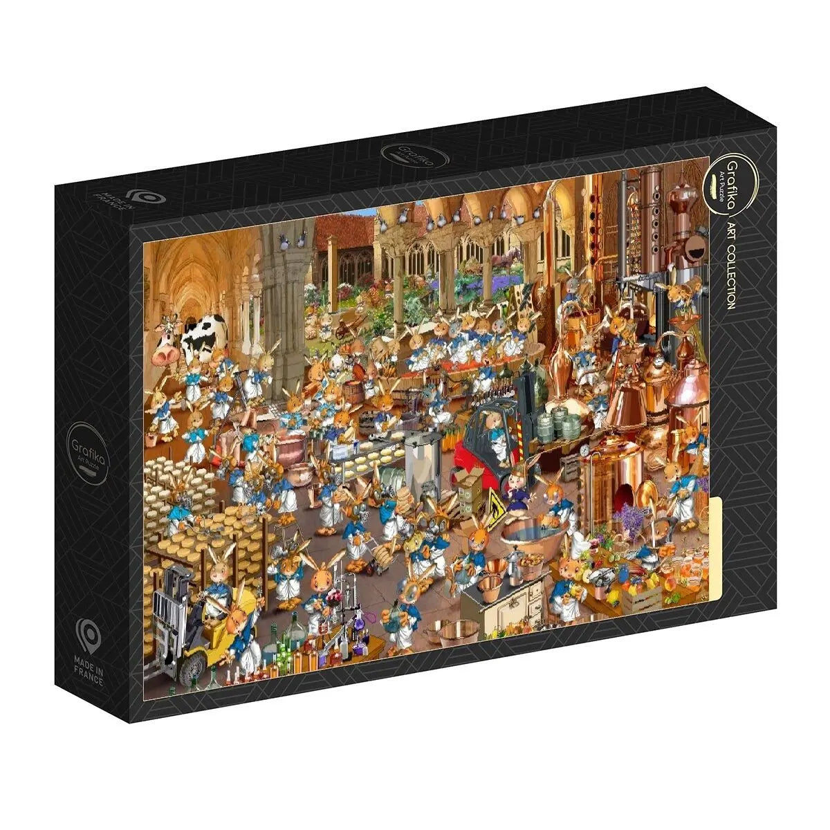 Box, turned right: François Ruyer - The Cloister - 1500 Piece Jigsaw Puzzle (Grafika)