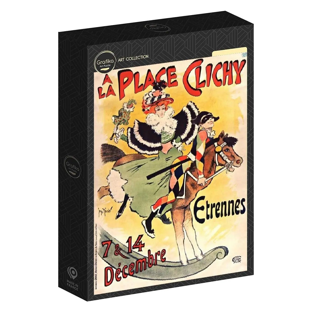 Box, turned right: Georges Meunier - At Place Clichy, 1897 - 500 Piece Jigsaw Puzzle (Grafika)
