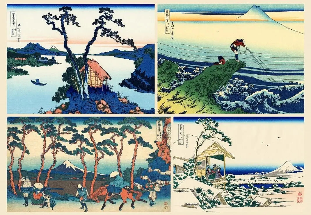 Artwork: The Art of Hokusai - 1000 Piece Jigsaw Puzzle (Grafika)