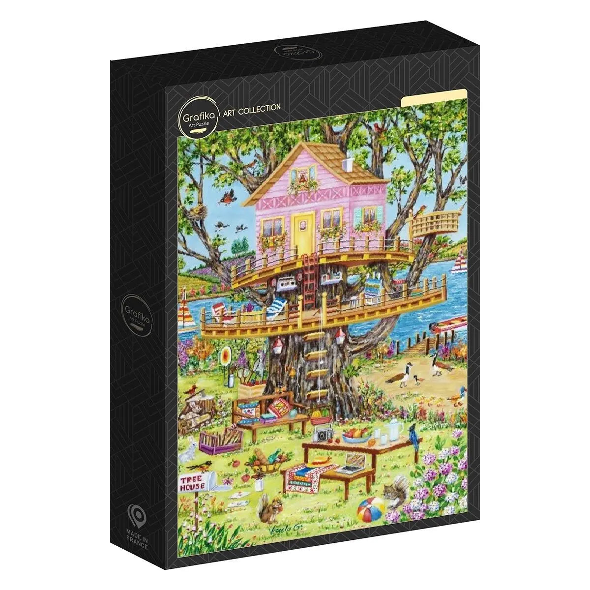 Box, turned right: Tree House - 1000 Piece Jigsaw Puzzle (Grafika)