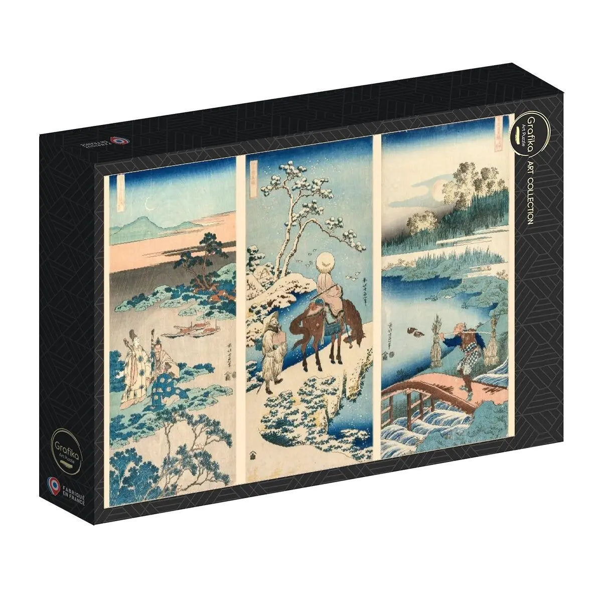 Box, turned right: The Work of Hokusai - 1000 Piece Jigsaw Puzzle (Grafika)