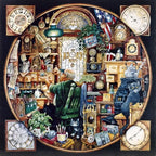 World and Time - 1000 Piece Jigsaw Puzzle (Grafika) - Completed Puzzle