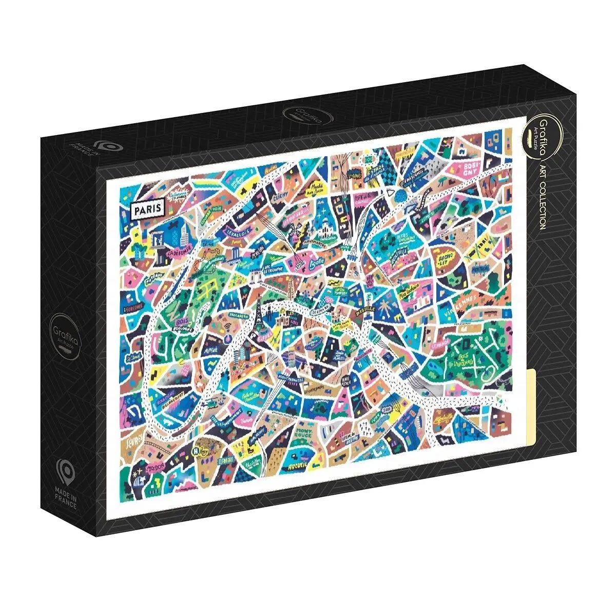 Box, turned right: Paris Paname - 1000 Piece Jigsaw Puzzle (Grafika)