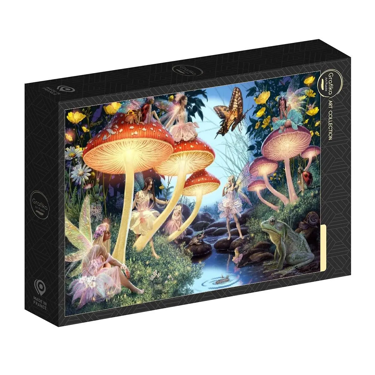 Box, turned right: Mushroom Stream - 1000 Piece Jigsaw Puzzle (Grafika)