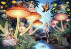 Mushroom Stream - 1000 Piece Jigsaw Puzzle (Grafika) - Completed Puzzle