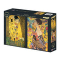 Box, turned left: The Art of Klimt: The Kiss - Lady with a Fan - 500 Piece Jigsaw Puzzle (Grafika)