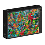 Box, turned right: Robotopia - 1000 Piece Jigsaw Puzzle (Grafika)