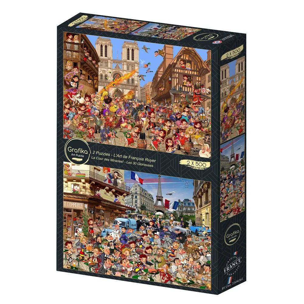 Box, turned left: The Art of François Ruyer - 500 Piece Jigsaw Puzzle (Grafika)