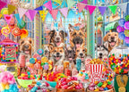 Sweet Tooth Candy - 500 Piece Jigsaw Puzzle (Bluebird) - Completed Puzzle