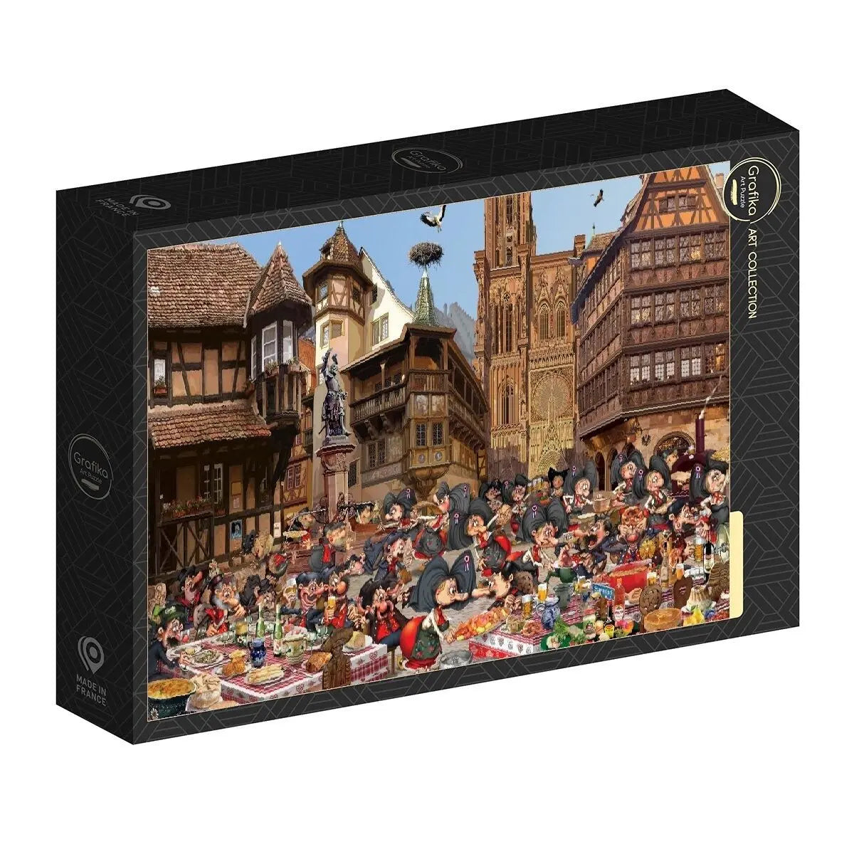 Box, turned right: François Ruyer - Alsace - 1000 Piece Jigsaw Puzzle (Grafika)