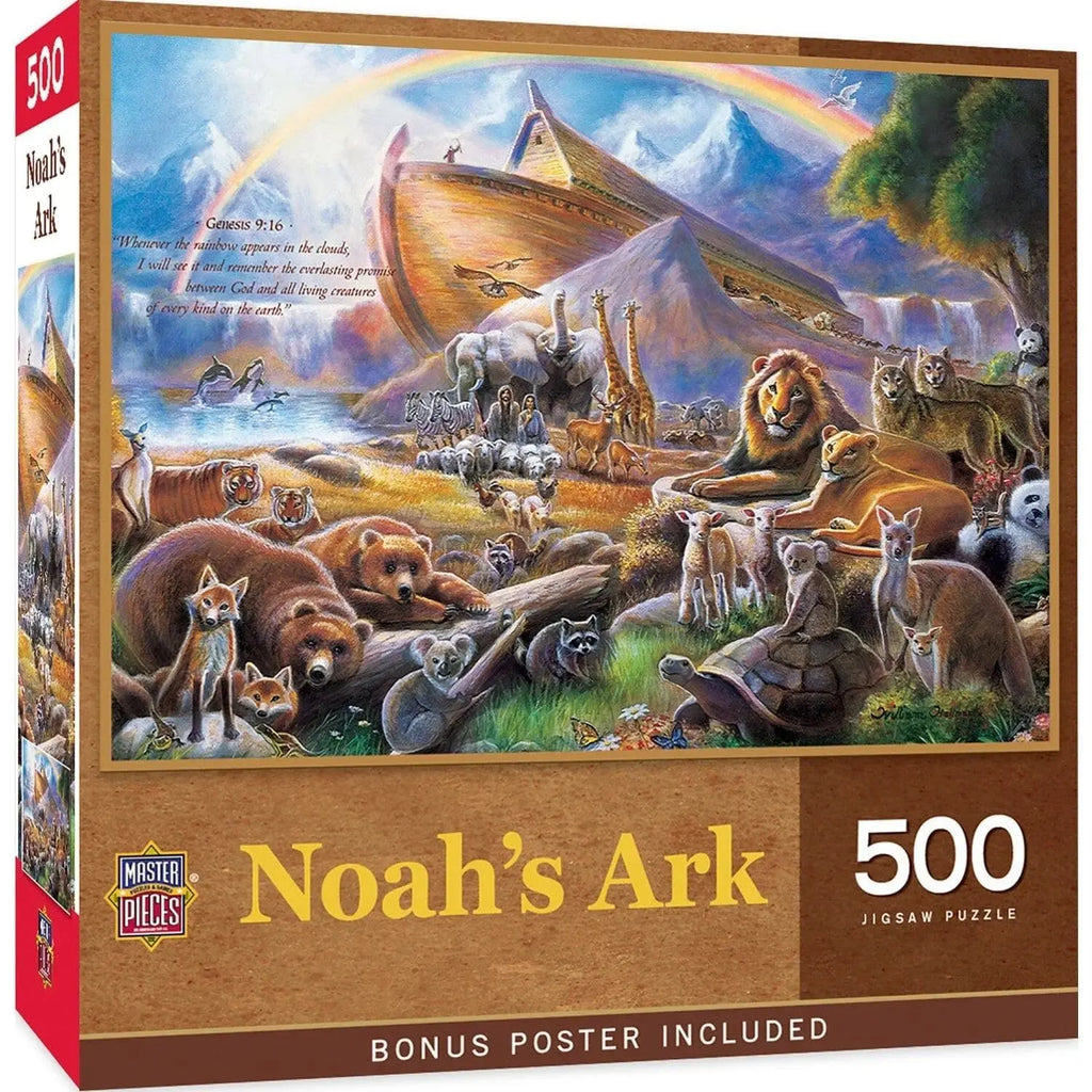 Box, turned right: Inspirational - Noah's Ark - 500 Piece Jigsaw Puzzle (Master Pieces)