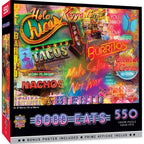 Box, turned right: Good Eats - In El Barrio - 550 Piece Jigsaw Puzzle (Master Pieces)