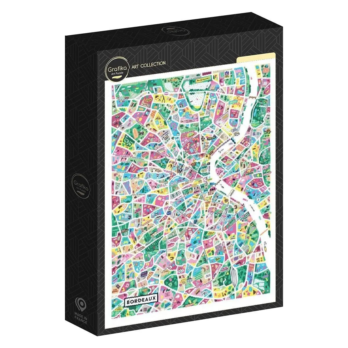 Box, turned right: Bordeaux - 1000 Piece Jigsaw Puzzle (Grafika)